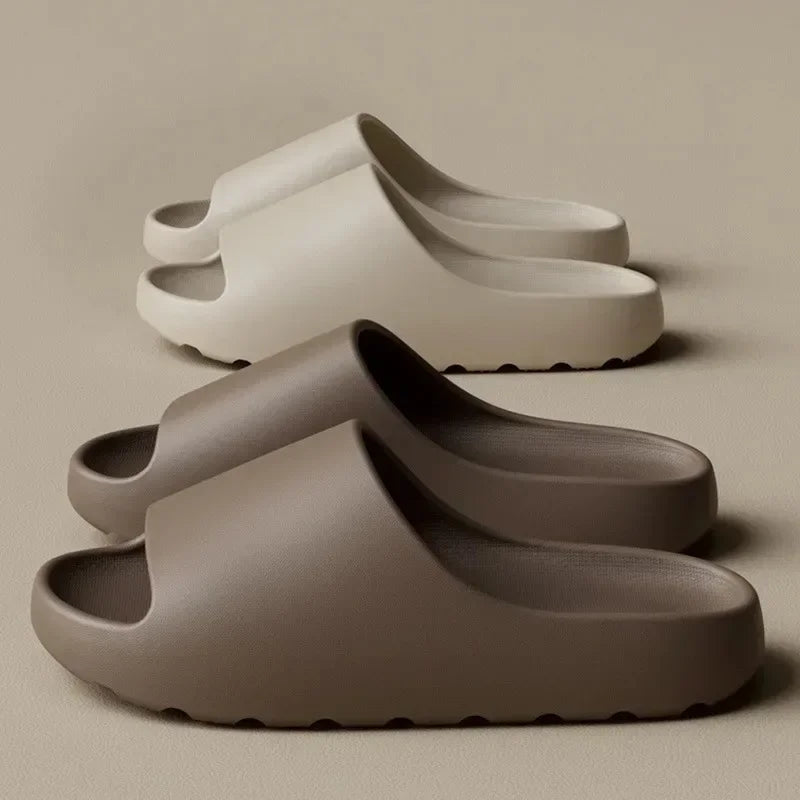 Coconut Cloud Slippers - Stylish Thick-Soled EVA Sandals for Men and Women - Perfect for Beach and Indoor Comfort